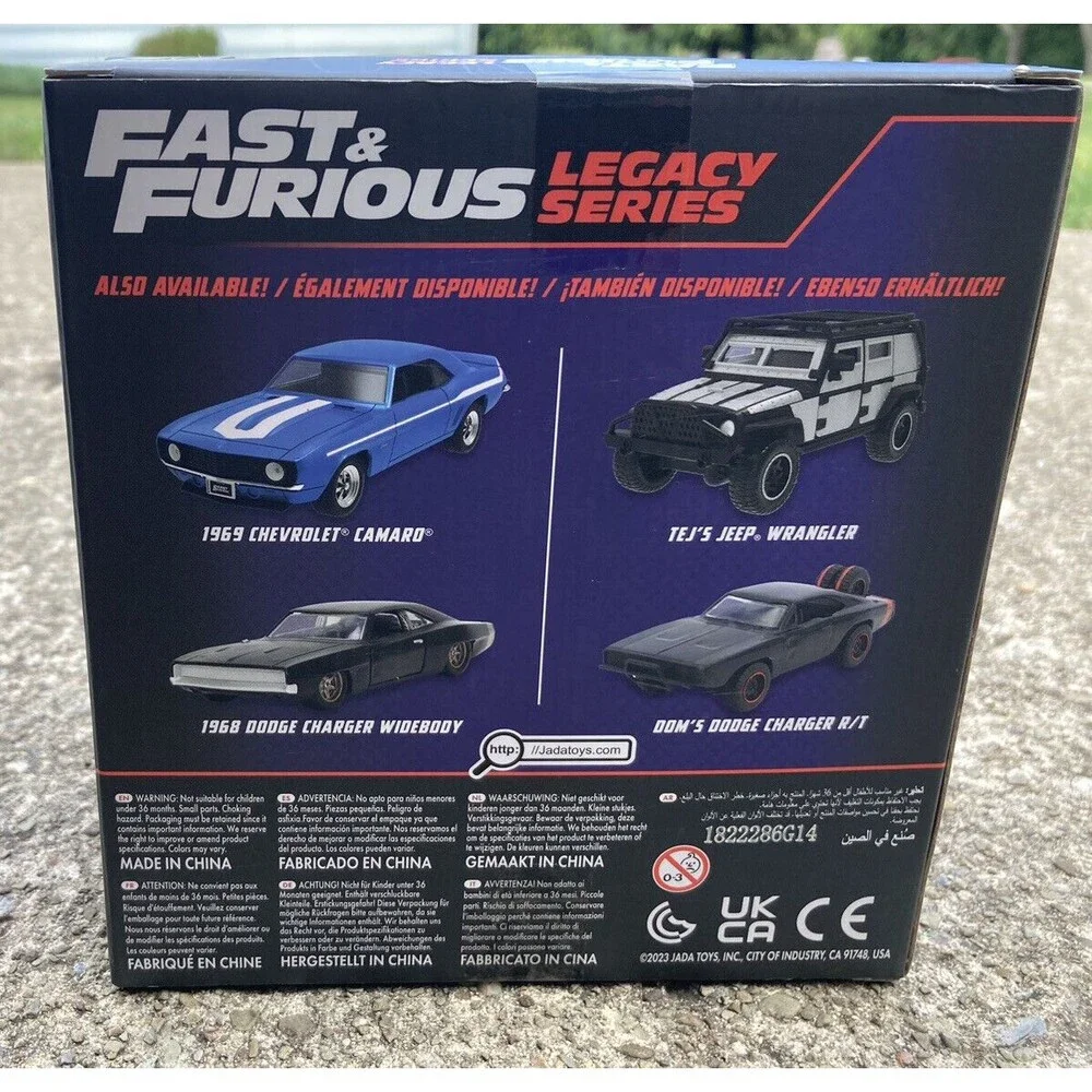 Jada Fast & Furious Legacy Series Tej’s Jeep Wrangler & Dom’s Dodge Charger R/T